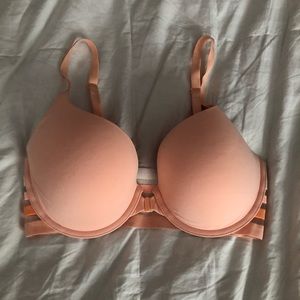 Peach VS front closure bra 34D practically new